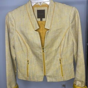 The Limited Textured Yellow Jacket